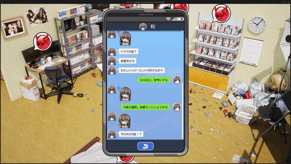 《AV导演LIFE！》V1.021中文正式版：全动态+全CV互动SLG新作首发图片-2