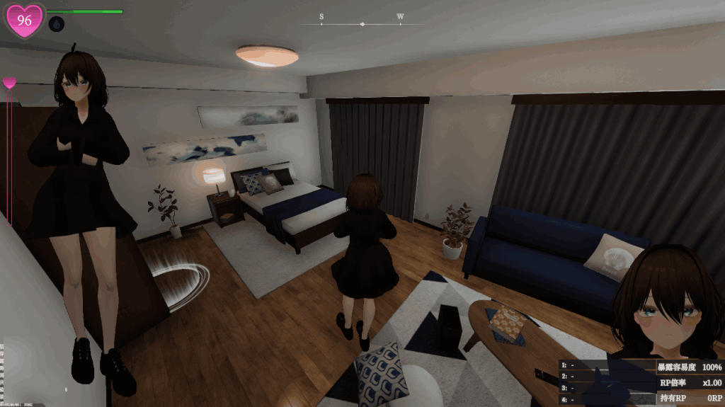 《隐秘曝光 真奈美小姐的偷偷行动》Demo版发布：3D动态SLG官中版抢先体验