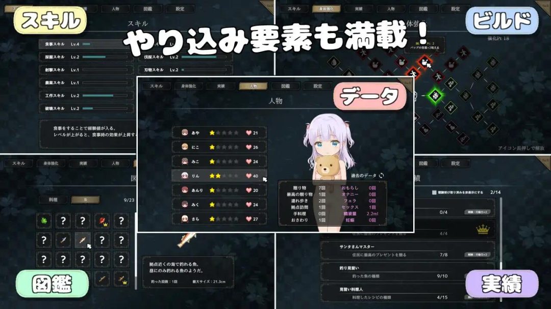 荒岛求生记：少女们的冒险 v1.0.0 完整汉化版下载｜PC日系RPG生存游戏
